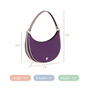 Chic Moon Shoulder Bag Purple