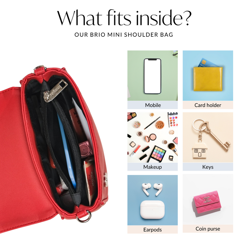 Brio Saucy Sport Shoulder Bag Red