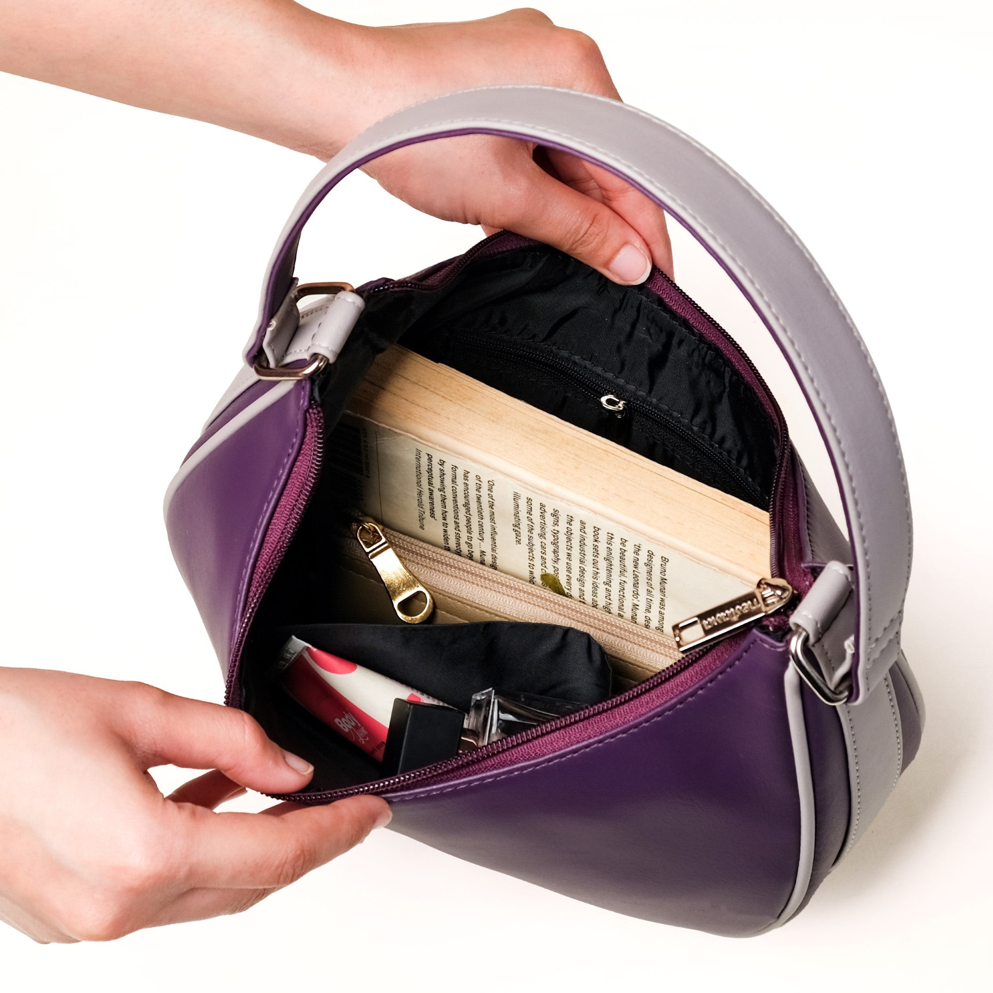 Chic Moon Shoulder Bag Purple Online Premium Shoulder Bag Nestasia