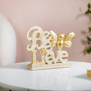 Bee-Lieve Home Letter Decor Object