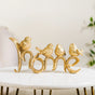 Home Of Birds Gold Showpiece