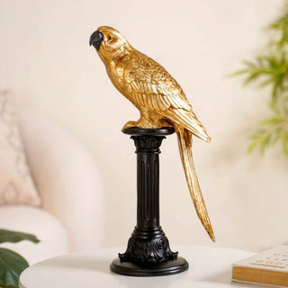 Parrot Resin Figurine Gold