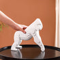 Minimalist Gorilla Sculpture White