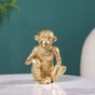 Gandhi Monkey Trio Resin Decor Showpiece Gold - Gandhi Monkey Trio, Resin Decor Showpiece, Gold Monkey Trio, Unique Monkey Sculpture