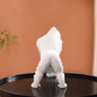 Minimalist Gorilla Sculpture White