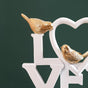 Love Birds Table Showpiece White