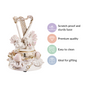 Musical Doves Showpiece Rotating Decor White