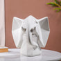 Abstract Elephant Bust Ceramic Sculpture