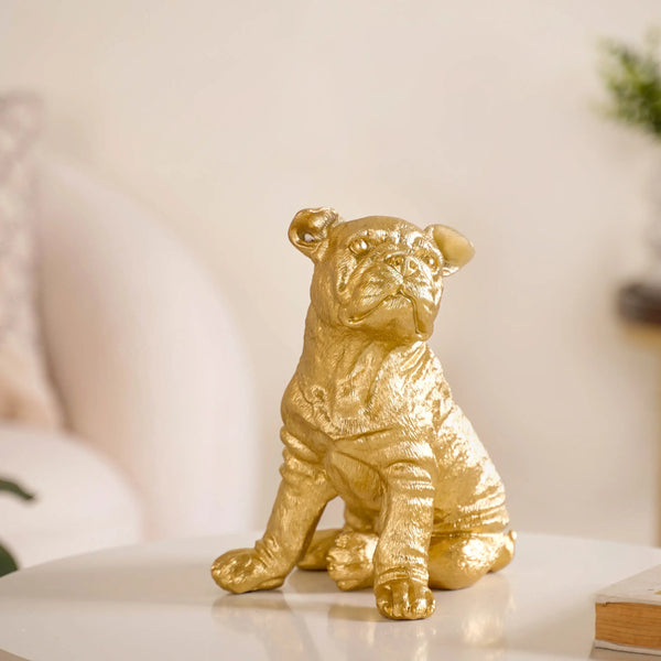 Dog Showpiece Gold Large