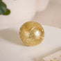 Modern Art Yarn Ball Showpiece Gold