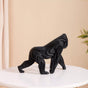 Majestic Black Gorilla Resin Showpiece