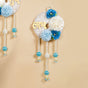 Shubh Labh Door Hanging With Faux Pearls Set Of 2