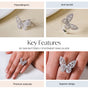 Butterfly Statement Ring Silver