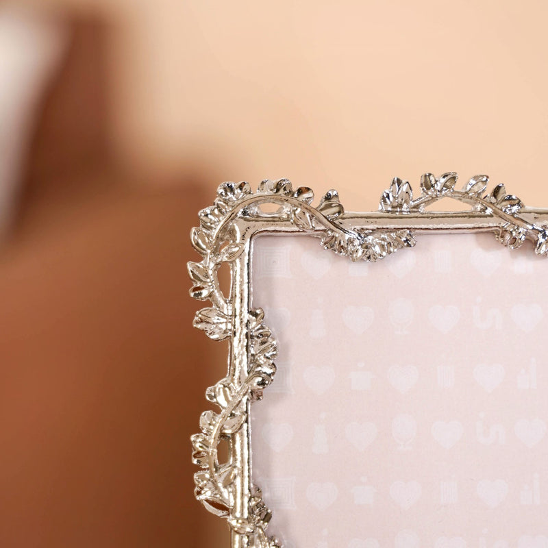 Silver Leaf Picture Frame Large 5x7"