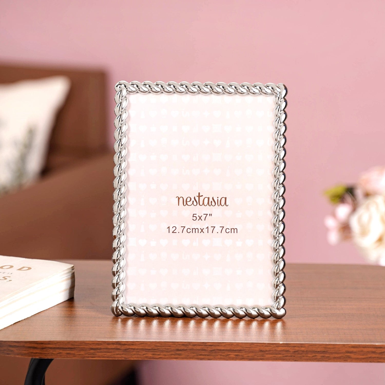 Large Silver Gloss Modern Picture Frame 13x18cm