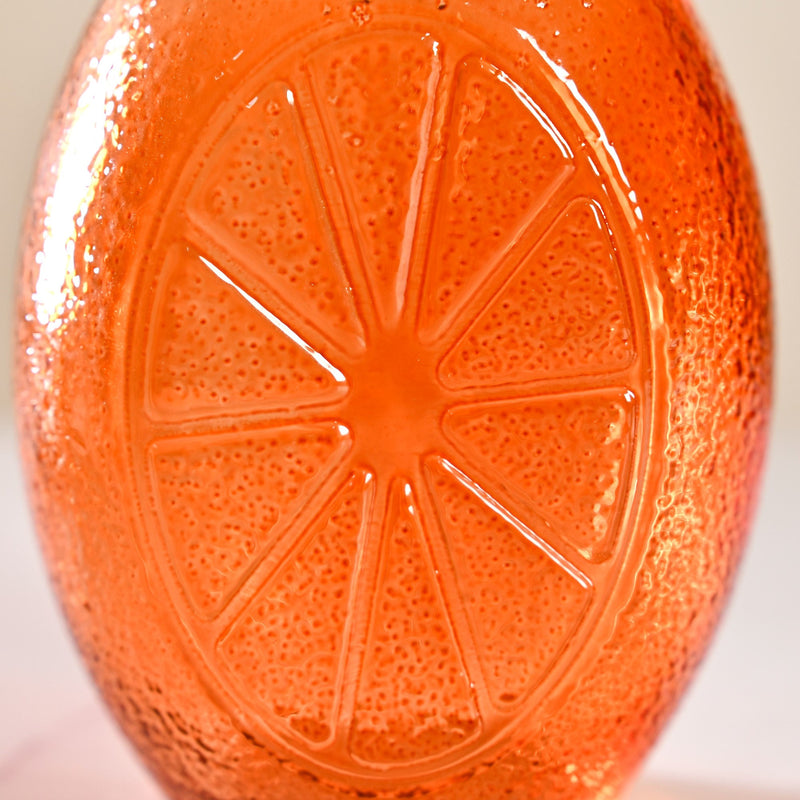Orange Tumbler With Straw Set Of 2 400ml