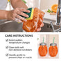 Orange Tumbler With Straw Set Of 2 400ml