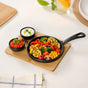 Matte Black Sizzler Pan Dip Bowl Tray Set Of 4