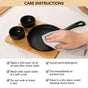 Matte Black Sizzler Pan Dip Bowl Tray Set Of 4