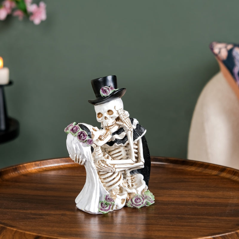 Skeleton Bride And Groom Decor Showpiece