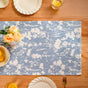Slate Blue 6 Seater Pure Cotton Runner 185x35cm