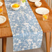 Slate Blue 8 Seater Pure Cotton Runner 264x35cm