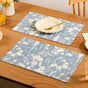 Slate Blue Cotton Placemat Set Of 6