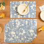 Slate Blue Cotton Placemat Set Of 6