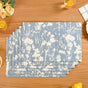 Slate Blue Cotton Placemat Set Of 6
