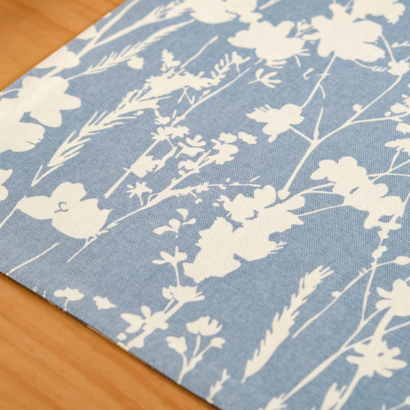 Slate Blue Cotton Placemat Set Of 6