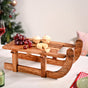 Sledge Acacia Wood Serving Platter Riser