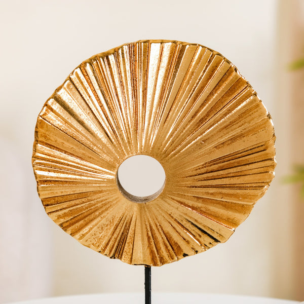 Aesthetic Sunbeam Accent Showpiece Gold