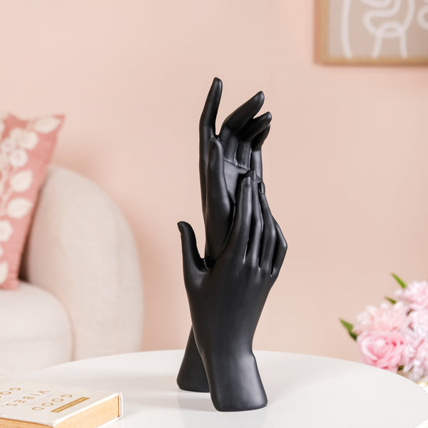 Artistic Hands Showpiece Black