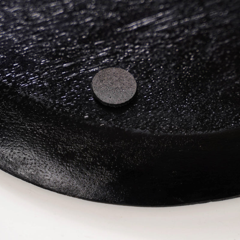 Sleek Black Mango Wood Platter Small -Serving platter, black platter, wooden platter, snacks serving platter, platter for snacks