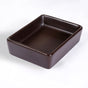 Matte Brown Rectangular Ceramic Dessert Dish Set Of 6 - Dessert dishes, dessert plates, dessert plates set