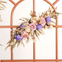 Bronze Arch Window Metal Backdrop Frame