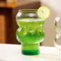 Transparent Bubble Glass Tumbler Set Of 2 550ml