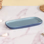 Modern Stoneware Bathroom Set of 3 Ocean Blue