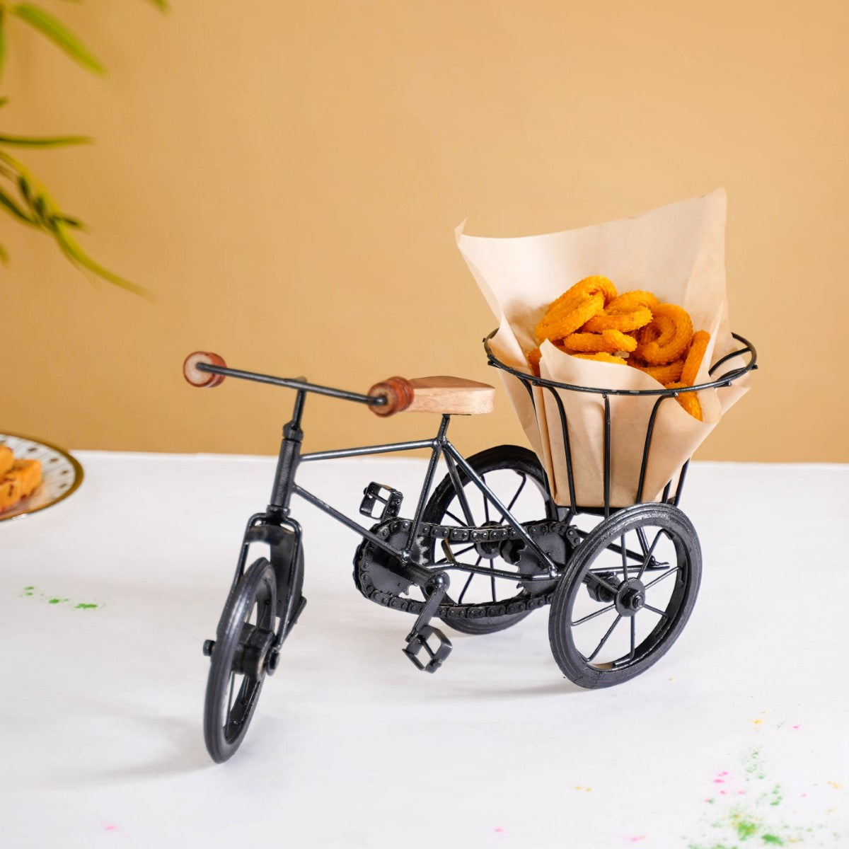 Metal Tricycle French Fry Basket Online Premium Snack Basket Nestasia