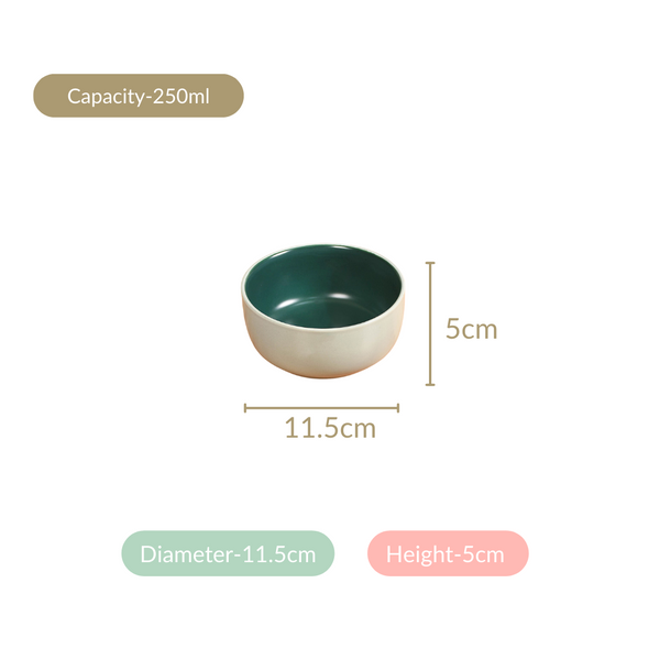 Zoella Green Snack Bowls Set Of 4 250ml