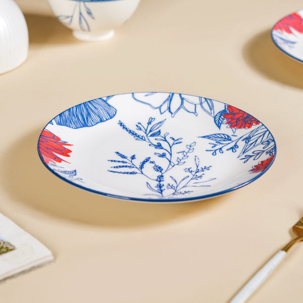 Oriental Blossom Snack Plates Set Of 4 7 Inch