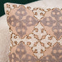 Fleur De Lis Embroidered Cushion Cover 20x14 Inch