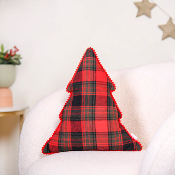 Christmas Tree Decorative Cushion 16x14 Inch
