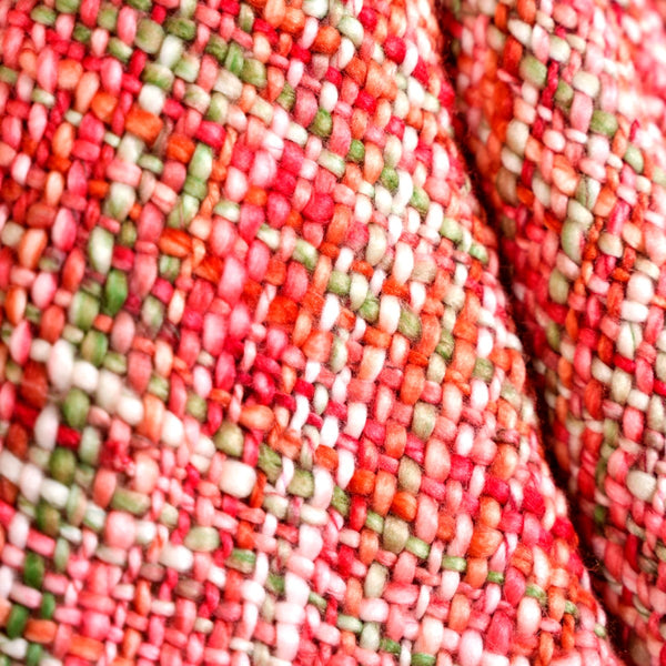 Handcrafted Plain Weave Multicolour Sofa Throw
