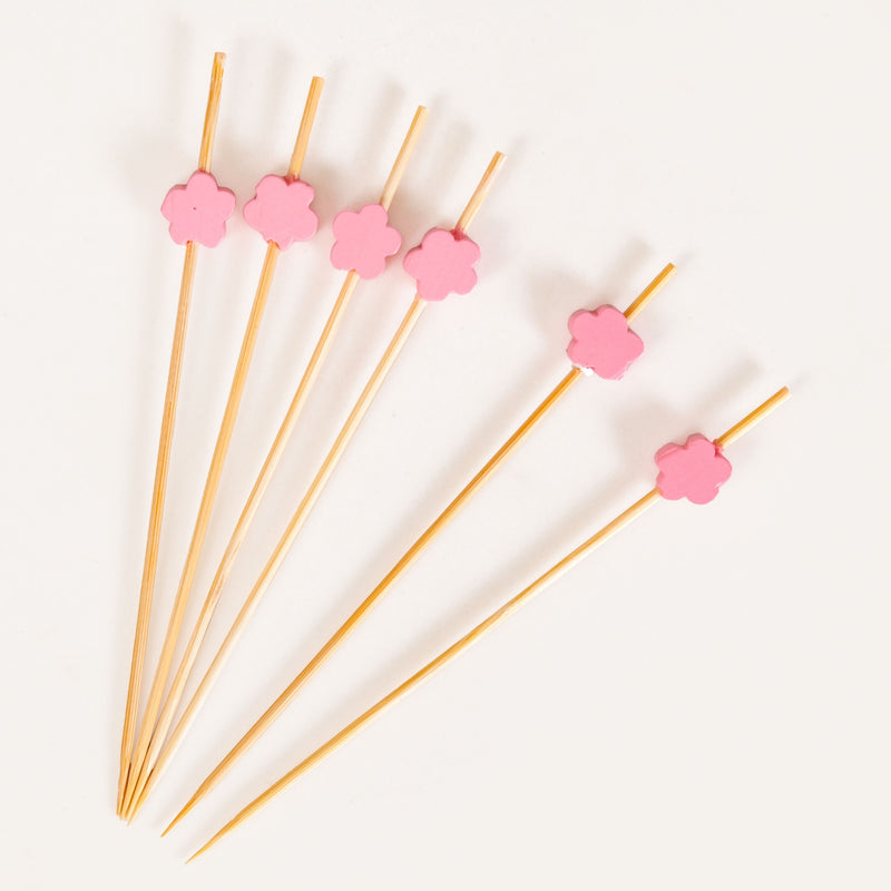 Soft Girl Floral Bowl Tray With Toothpick Holder Set