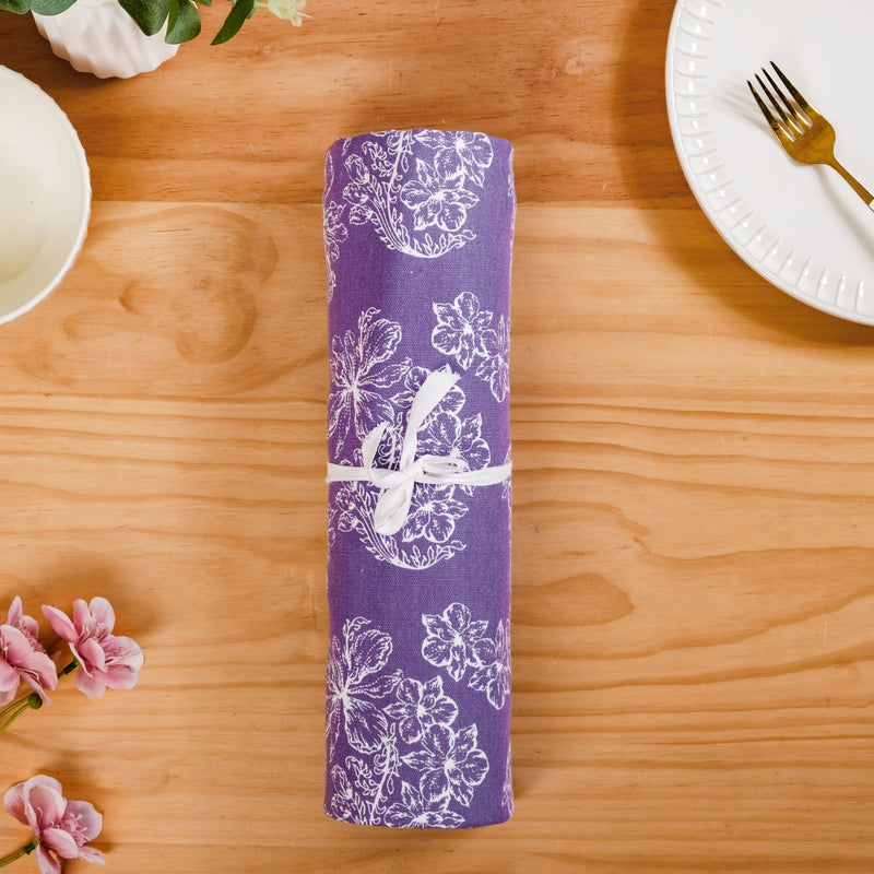 Soft Lilac Table Cloth For 6 Seater 154 x 208cm