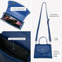 Soi Blue Handbag With Top Handle