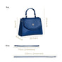 Soi Blue Handbag With Top Handle