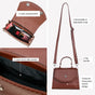 Soi Brown Handbag With Sling Strap