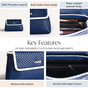 Soi Lattice Navy Blue Sling Bag